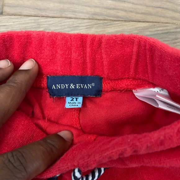 NWOT 2T Short Outfit Red and Blue - Picture 6 of 6